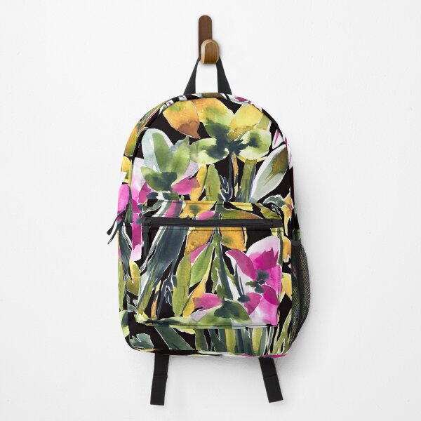 Item preview, Yellow and pink Spring flowers, watercolor designed and sold by IngaDesign.