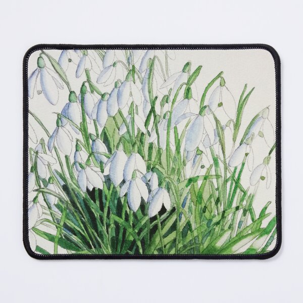 Item preview, Snowdrops watercolour painting designed and sold by esvb.