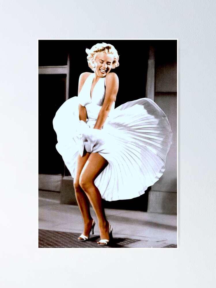 Marilyn Monroe Print Dress Dresses Images 2022