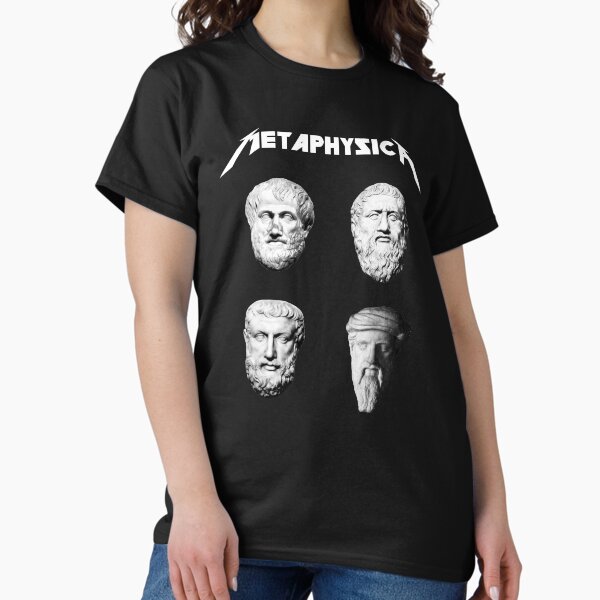 Item preview, Metaphysica - Fun Metal Philosophy Shirt designed and sold by The Philosopher's Shirt.