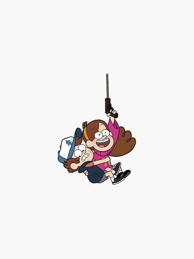 dipper and mabel Sticker for Sale by Joe Holt