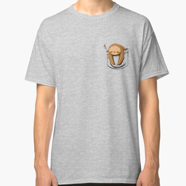 Sloth in a Pocket Classic T-Shirt