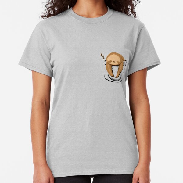 Sloth in a Pocket Classic T-Shirt