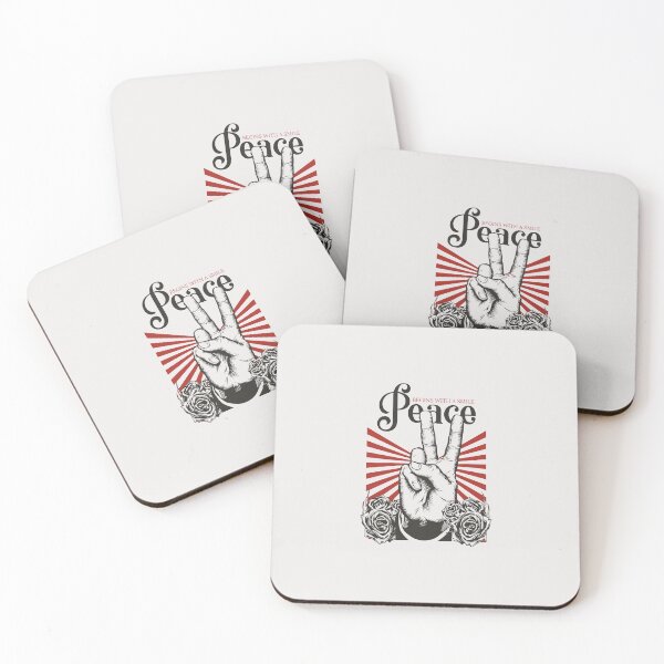 Item preview, Peace begins with a smile | peace and love designed and sold by paulo silveira.