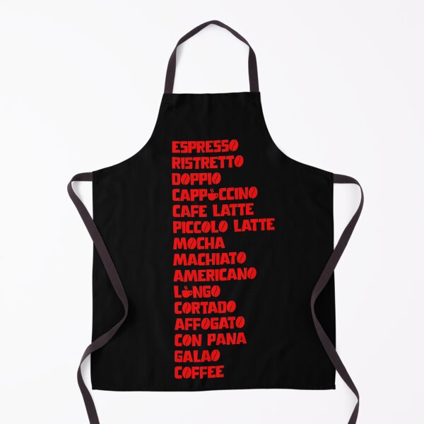 Aperçu de l'œuvre COFFEE & ESPRESSO LIST créée et vendue par DMcK Designs.