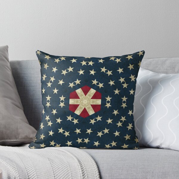 Aperçu de l'œuvre The Stars and Stripes USA Kaleidoscope Pattern 27 créée et vendue par Swabcraft.