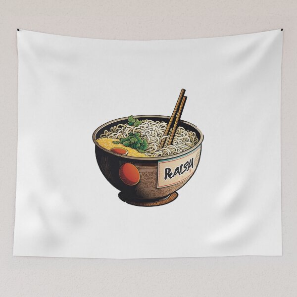 Item preview, japanses ramen noodles bowl  designed and sold by DesignStore ⭐⭐⭐⭐⭐.