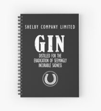 Gin The Eradication of Sadness Spiral Notebook