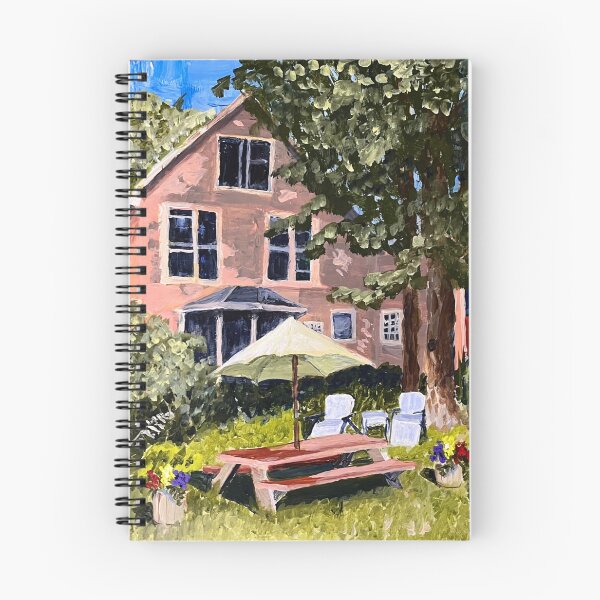 Item preview, Old House with Picnic table in Brattleboro, Vermont designed and sold by Phoebe S. Wagner.