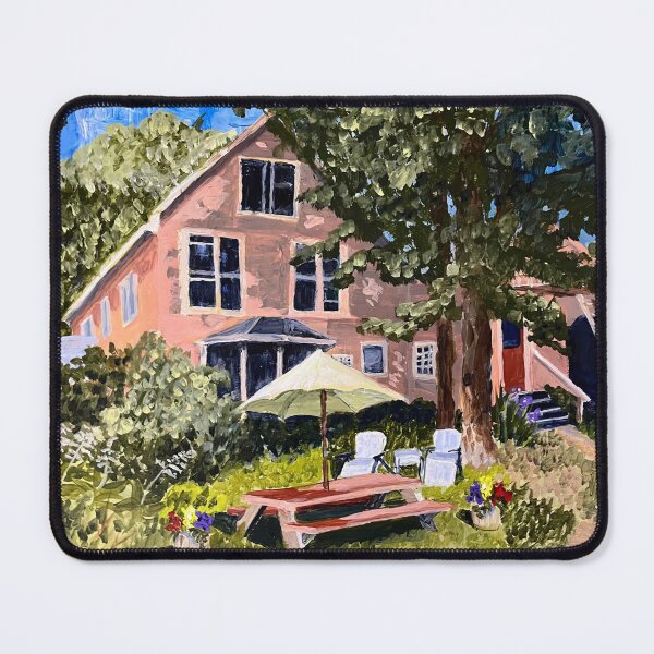 Item preview, Old House with Picnic table in Brattleboro, Vermont designed and sold by Phoebe S. Wagner.