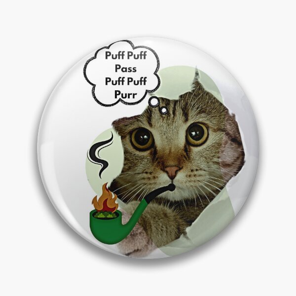 Item preview, Puff Puff Pass Puff Puff Purr designed and sold by Earth Nature Creations.