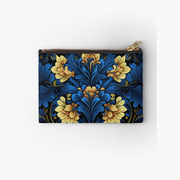 Item preview, Ornate Sodalite and Yellow Zircon Floral Design Pattern designed and sold by Healio2.