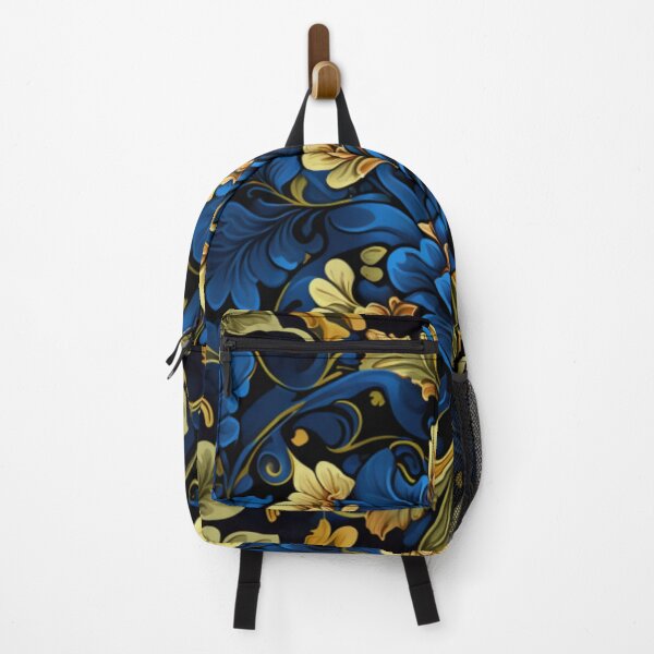 Item preview, Ornate Sodalite and Yellow Zircon Floral Design Pattern designed and sold by Healio2.