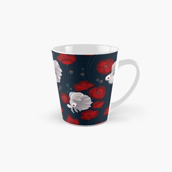 Bettas and Poppies Tall Mug