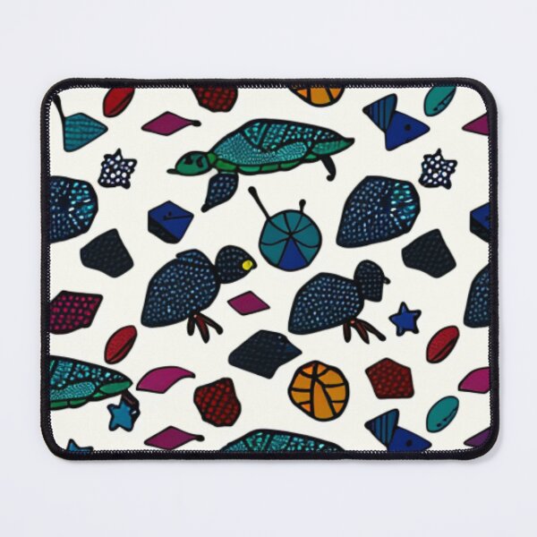 Item preview, Colorful Mosaic Turtles Shapes Pattern Design designed and sold by Myriam-BR.