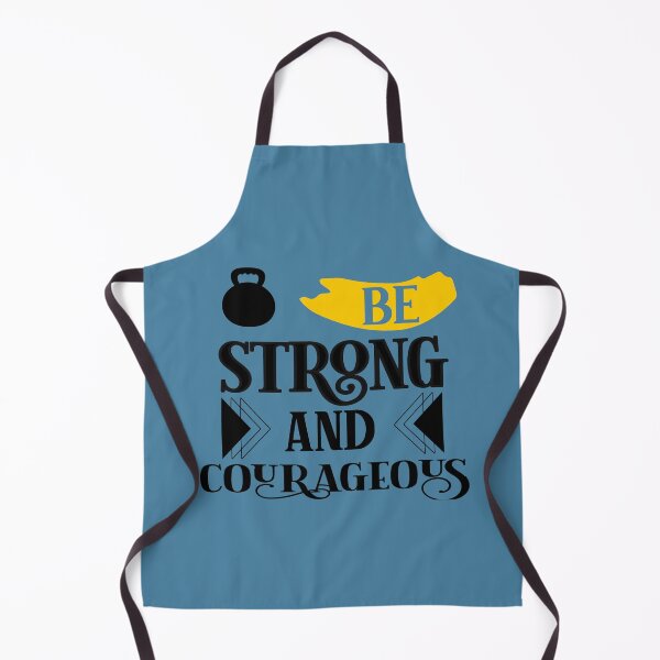 Item preview, Be Strong And Courageous T-Shirt Design designed and sold by P2Genies.