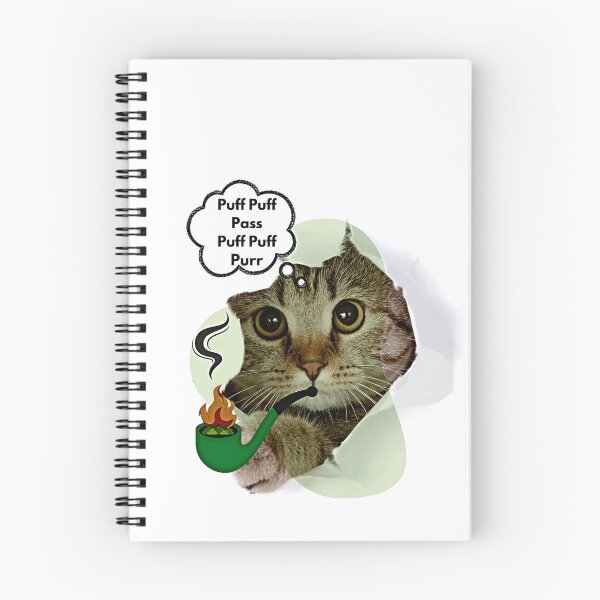 Item preview, Puff Puff Pass Puff Puff Purr designed and sold by Earth Nature Creations.