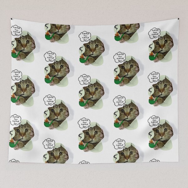 Item preview, Puff Puff Pass Puff Puff Purr designed and sold by Earth Nature Creations.