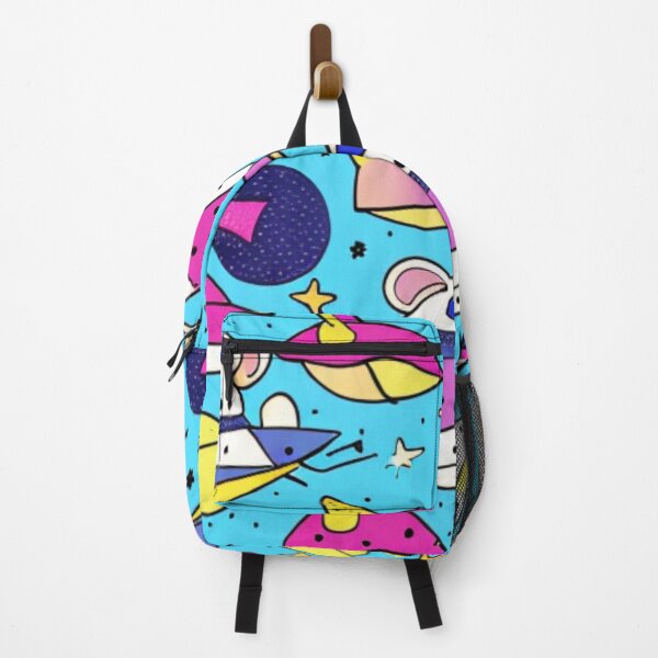 Item preview, Colorful Spaceship Pattern Design in Space  designed and sold by Myriam-BR.