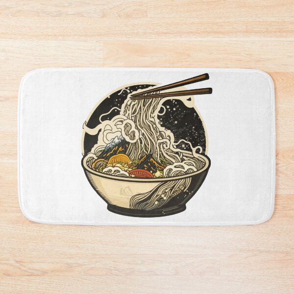 Item preview, japanses ramen noodles bowl  designed and sold by DesignStore ⭐⭐⭐⭐⭐.