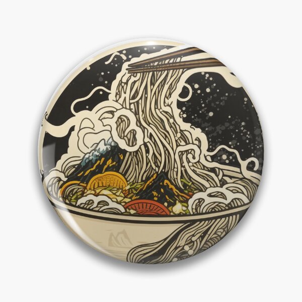 Item preview, japanses ramen noodles bowl  designed and sold by DesignStore ⭐⭐⭐⭐⭐.