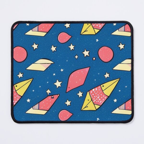 Item preview, Colorful Spaceships Pattern Desgin in Space  designed and sold by Myriam-BR.