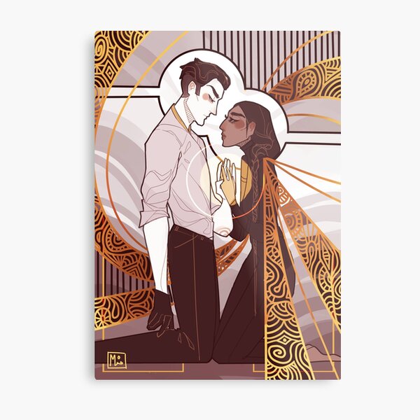 Tender Crows Metal Print