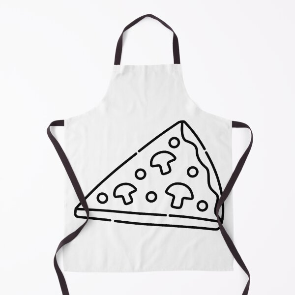 Item preview, Piece of pizza black line illustration designed and sold by OM-lova.