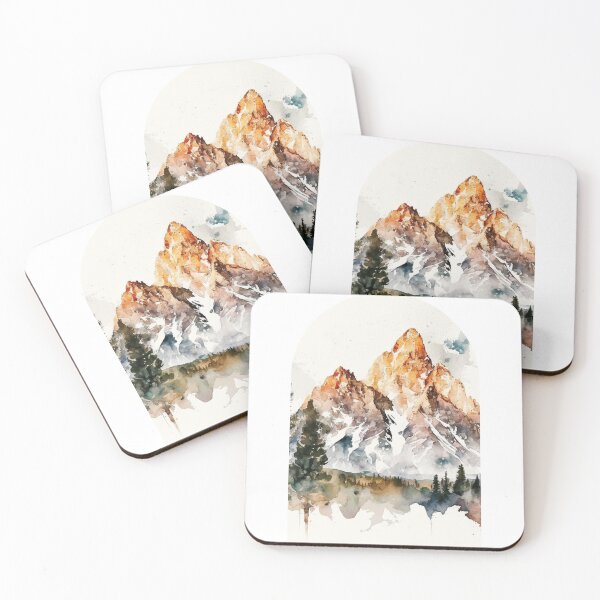 Item preview, Grand Teton National Park Boho Watercolor Arch designed and sold by PikoApparel.