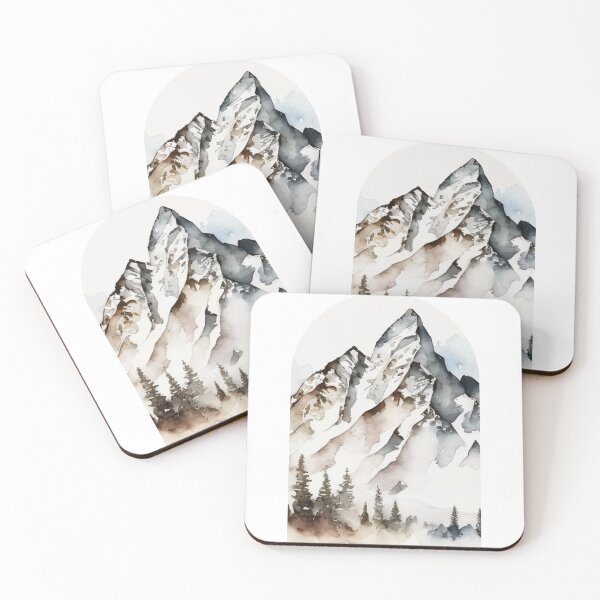 Item preview, Grand Teton National Park Boho Watercolor Arch designed and sold by PikoApparel.