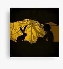 Rabbit hole Canvas Print