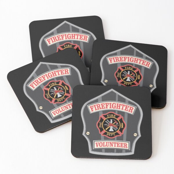 Item preview,  Firefighter Volunteer Helmet Badge designed and sold by RENAGADE4LYF.