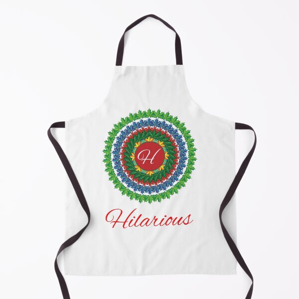 Artikelvorschau, Alphabet H with attribute Hilarious leaf art Mandala circle design entworfen und verkauft von MubaraksArt.