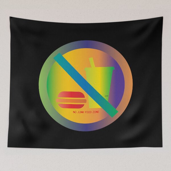 Item preview, NO JUNK FOOD ZONE - dePace' designed and sold by mrpropcake.