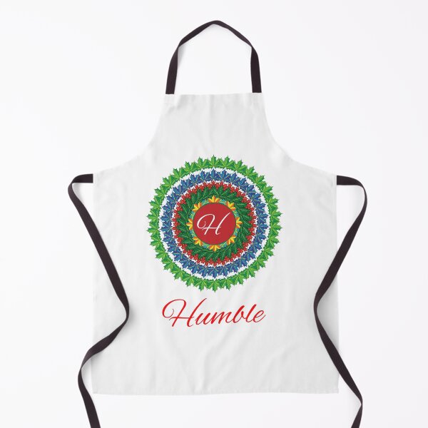 Artikelvorschau, Alphabet H with attribute Humble leaf art Mandala circle design entworfen und verkauft von MubaraksArt.