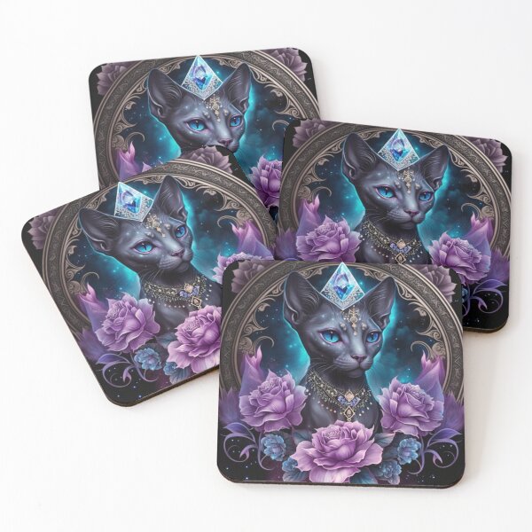 Item preview, Sphynx Glowing Like A Star designed and sold by Nocturne  Paws.