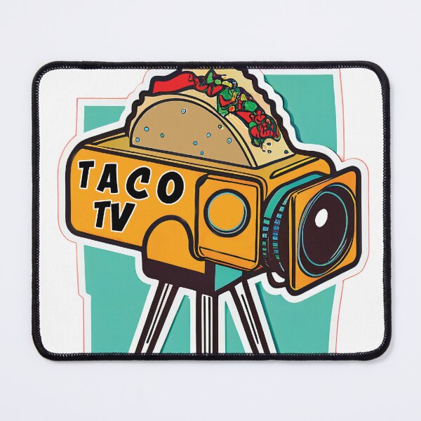 Item preview, It's Taco TV time! designed and sold by SetLifeStickers.