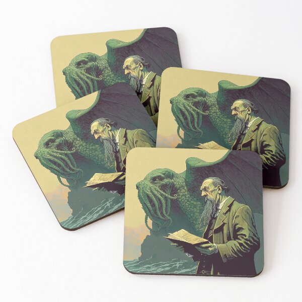 Item preview, The Enigmatic Cthulhu: A Lovecraftian Monster in Art designed and sold by Blackholehabibi.