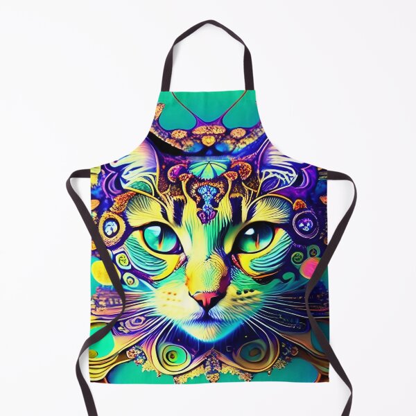 Item preview, Cat Art Nouveau Psychedelic designed and sold by Anticulture.