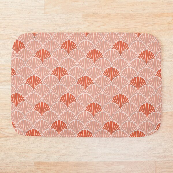 Item preview, Bold Beach Large Geometric Scallop Rose Red designed and sold by Erinhoffmann.