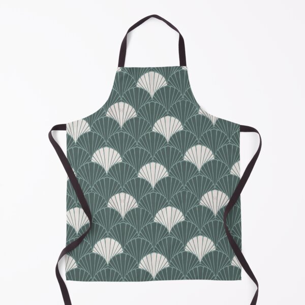Artikelvorschau, Bold Beach Large Geometric Scallop Sea Foam Teal entworfen und verkauft von Erinhoffmann.