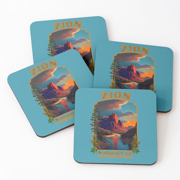 Item preview, Zion NATIONAL Park, Virgin River and the Watchman designed and sold by Atkisson.