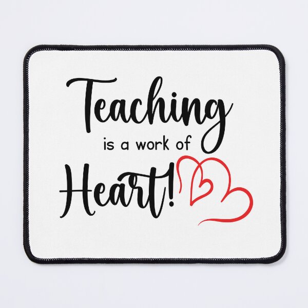 Item preview, Teaching is a work of Heart! - Small Heart designed and sold by Adventure-Stuff.