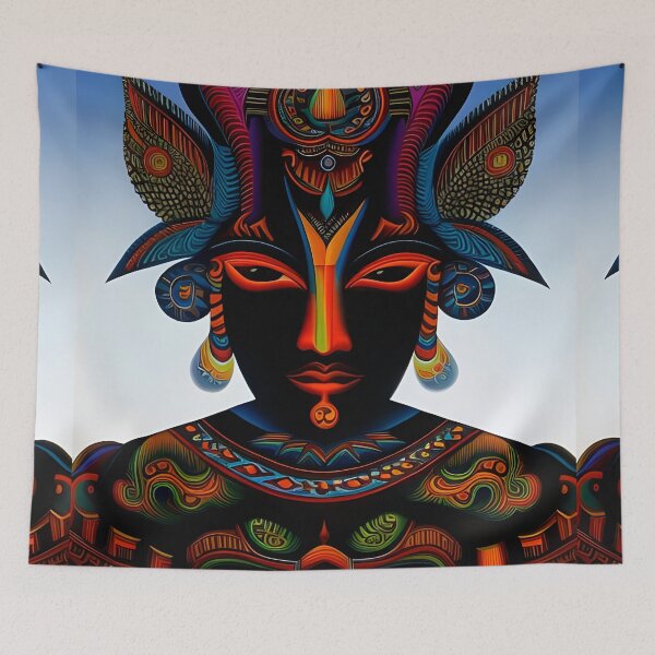 Item preview, New World Gods (22) - Mesoamerican Inspired Psychedelic Art designed and sold by TheThirdEye.