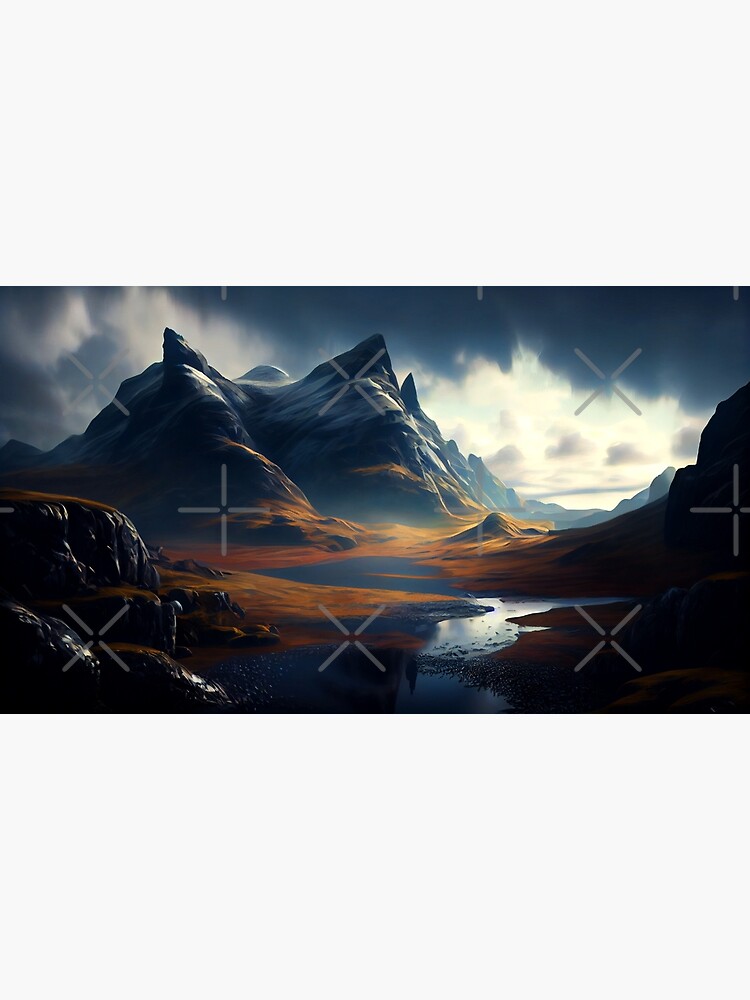 Discover Epic North - by Fantasy Masterpiece Premium Matte Vertical Poster