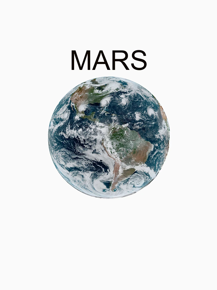 Thumbnail 7 von 7, Classic T-Shirt, Definitiv Mars designt und verkauft von PyroPython.