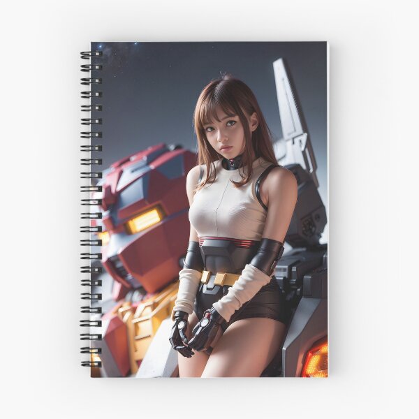 Item preview, Japanese Mecha Pilot Girl - modern digital art designed and sold by ai-mnesia.