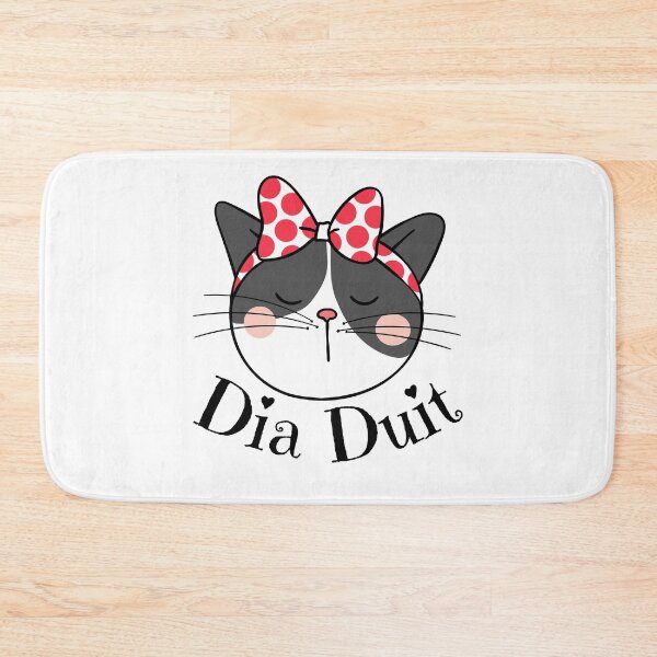 Item preview, Dia Duit Gaeilge Sassy Cat  designed and sold by Irishprints.