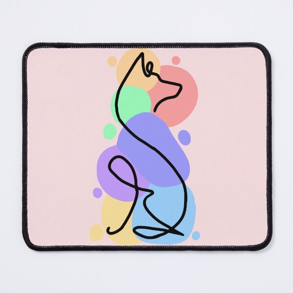 Item preview, Minimalist Abstract Line Art Dog designed and sold by Mustapha ALAHAYANE.
