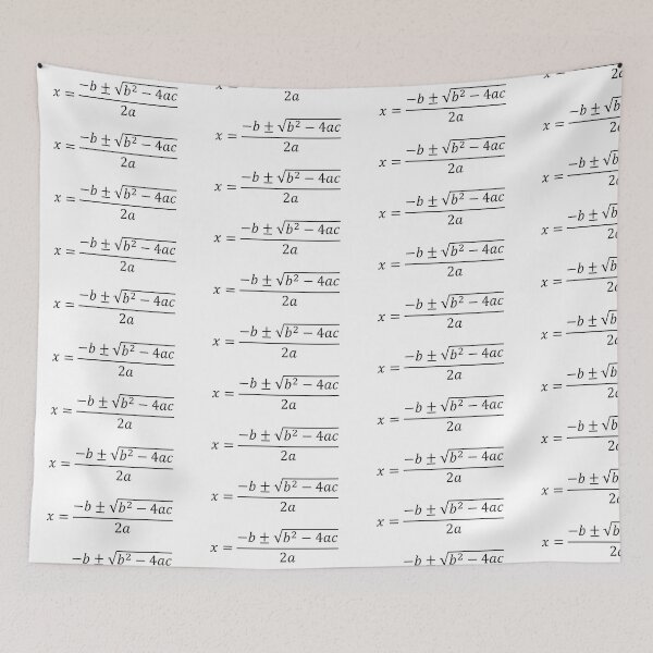 Item preview, Quadratic Math Formula by Pythagoras designed and sold by 743Designs.